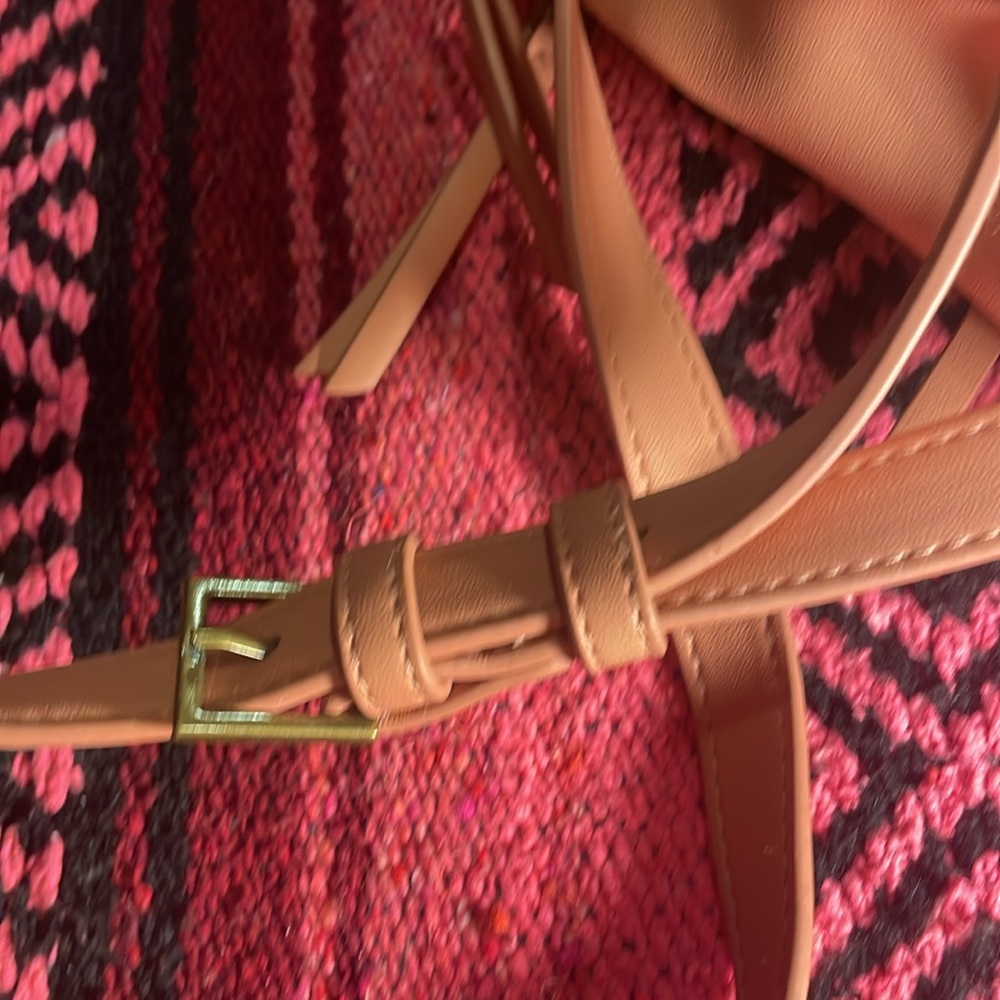 Light Brown Universal Thread Mini Backpack With A… - image 7